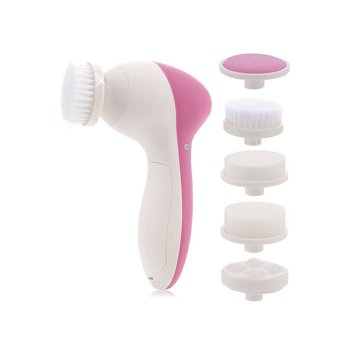 Healthy and Beauty Multifunctional 5 in1 face cleansing brush facial massager face washing brush