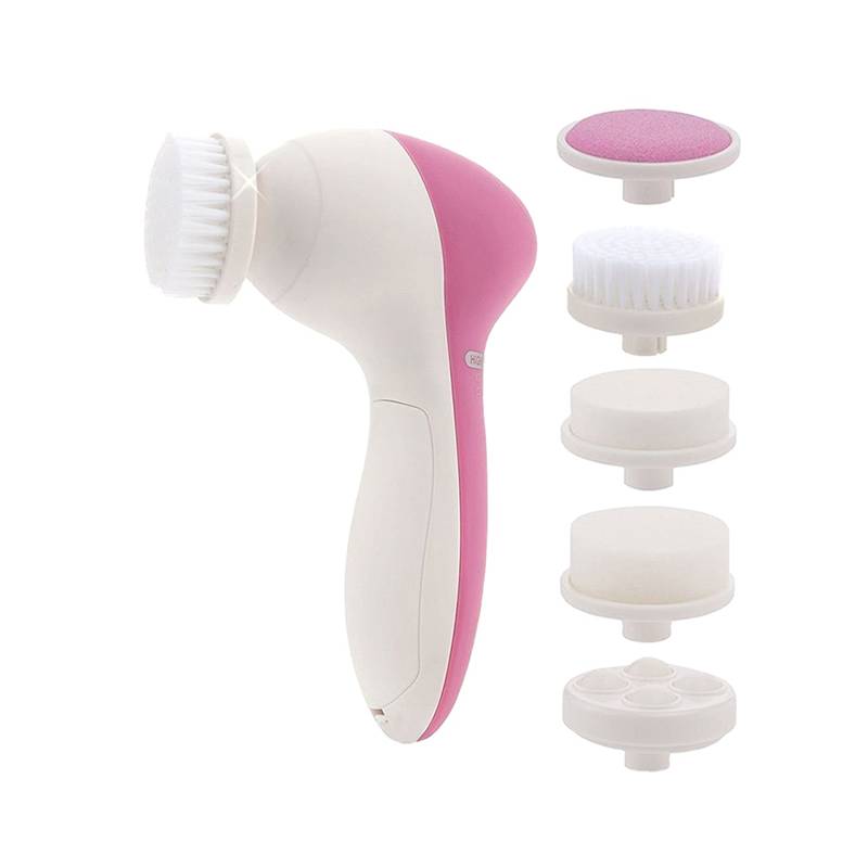 Multifunctional Silicone Sonic Spinning Exfoliator Face Brush,Electric Sponge Bathing Facial Body Cleansing Brush