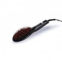 Hair Straightener Brush Professional Digital Electric Straightening Comb Styles Healthy create your own brand